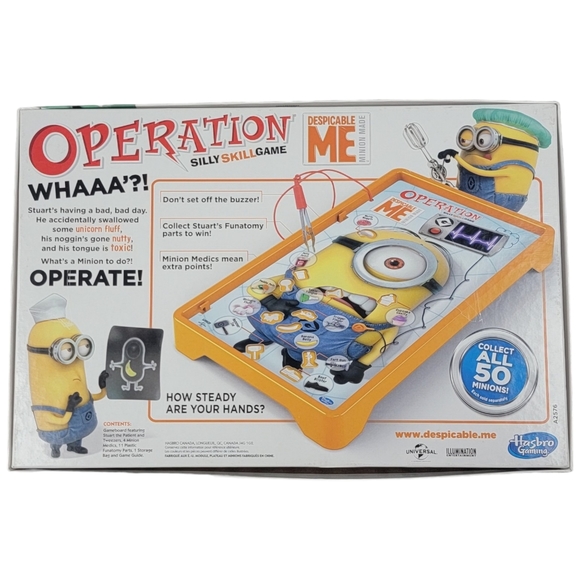 Despicable Me Operation Silly Skill Game - Hasbro 2013 - Picture 9 of 9